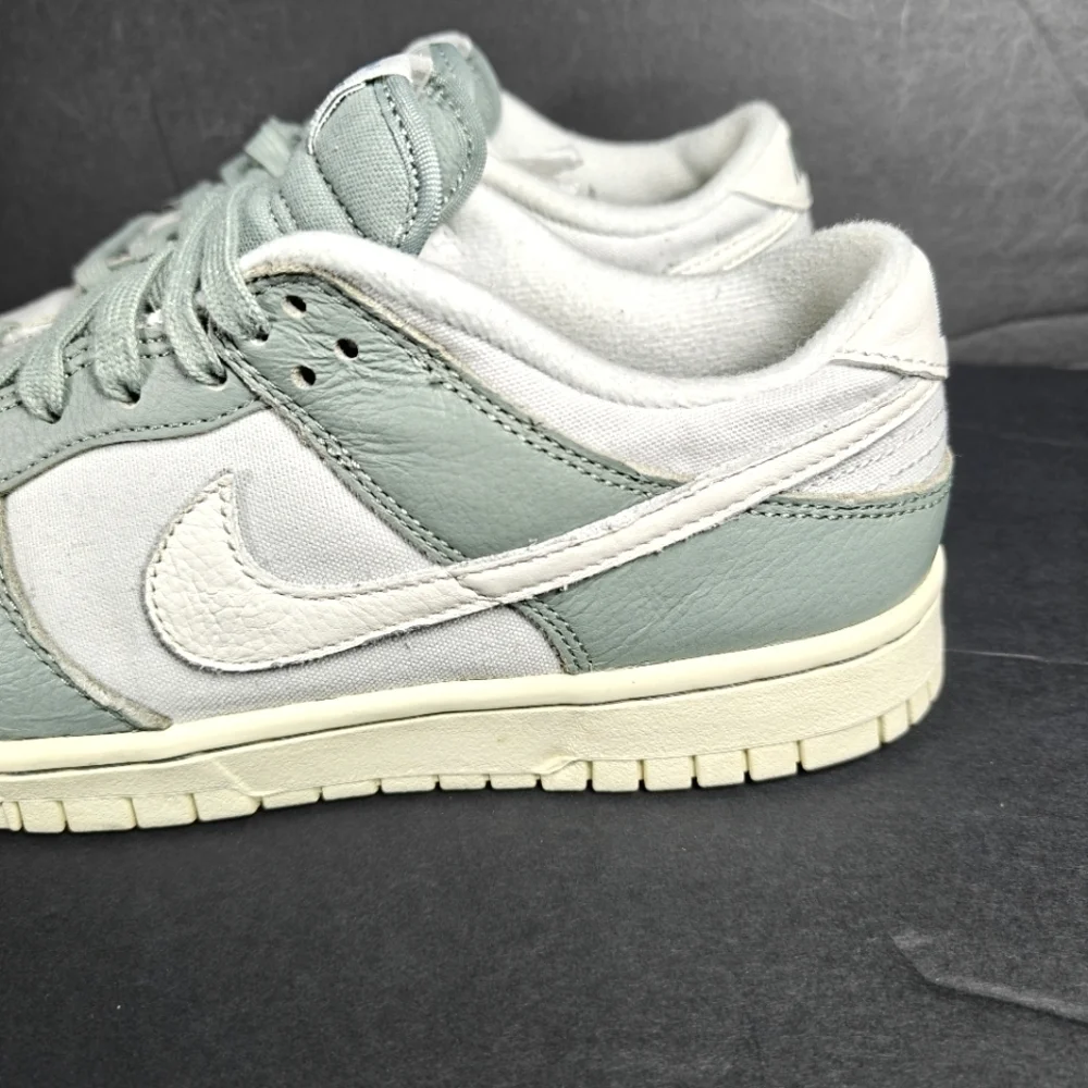 Nike Dunk Low PRM Mica Retro Green Sage Ivory White Shoes Men's Sneakers Size 8